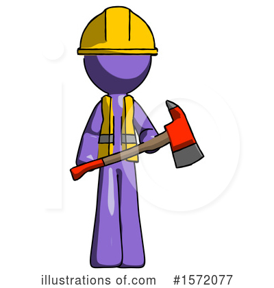 Royalty-Free (RF) Purple Design Mascot Clipart Illustration by Leo Blanchette - Stock Sample #1572077