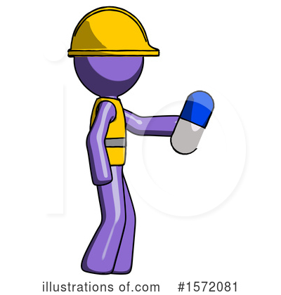 Royalty-Free (RF) Purple Design Mascot Clipart Illustration by Leo Blanchette - Stock Sample #1572081