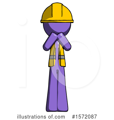 Royalty-Free (RF) Purple Design Mascot Clipart Illustration by Leo Blanchette - Stock Sample #1572087