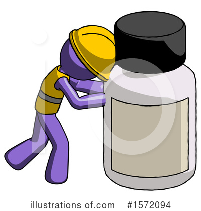 Royalty-Free (RF) Purple Design Mascot Clipart Illustration by Leo Blanchette - Stock Sample #1572094