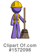 Purple Design Mascot Clipart #1572098 by Leo Blanchette