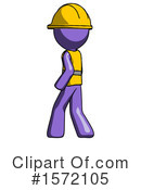 Purple Design Mascot Clipart #1572105 by Leo Blanchette