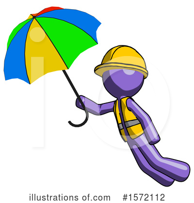 Royalty-Free (RF) Purple Design Mascot Clipart Illustration by Leo Blanchette - Stock Sample #1572112