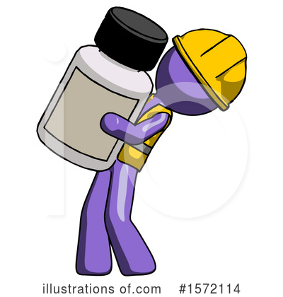 Royalty-Free (RF) Purple Design Mascot Clipart Illustration by Leo Blanchette - Stock Sample #1572114