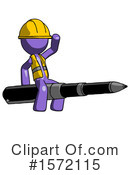 Purple Design Mascot Clipart #1572115 by Leo Blanchette