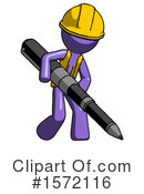 Purple Design Mascot Clipart #1572116 by Leo Blanchette