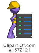 Purple Design Mascot Clipart #1572121 by Leo Blanchette