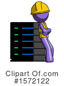 Purple Design Mascot Clipart #1572122 by Leo Blanchette