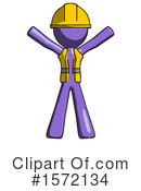 Purple Design Mascot Clipart #1572134 by Leo Blanchette