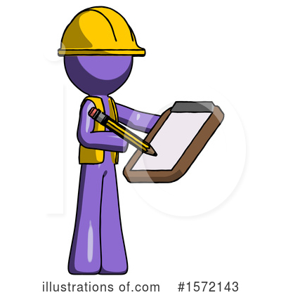 Royalty-Free (RF) Purple Design Mascot Clipart Illustration by Leo Blanchette - Stock Sample #1572143