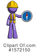 Purple Design Mascot Clipart #1572150 by Leo Blanchette