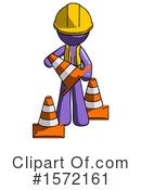 Purple Design Mascot Clipart #1572161 by Leo Blanchette