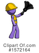 Purple Design Mascot Clipart #1572164 by Leo Blanchette