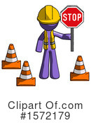 Purple Design Mascot Clipart #1572179 by Leo Blanchette