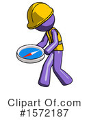 Purple Design Mascot Clipart #1572187 by Leo Blanchette