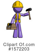 Purple Design Mascot Clipart #1572203 by Leo Blanchette