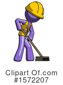 Purple Design Mascot Clipart #1572207 by Leo Blanchette