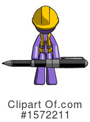 Purple Design Mascot Clipart #1572211 by Leo Blanchette