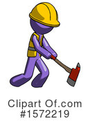 Purple Design Mascot Clipart #1572219 by Leo Blanchette