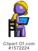 Purple Design Mascot Clipart #1572224 by Leo Blanchette
