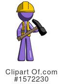 Purple Design Mascot Clipart #1572230 by Leo Blanchette