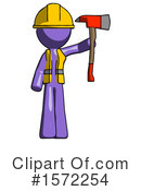 Purple Design Mascot Clipart #1572254 by Leo Blanchette