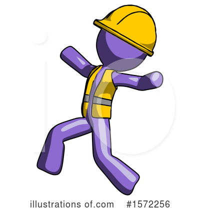 Royalty-Free (RF) Purple Design Mascot Clipart Illustration by Leo Blanchette - Stock Sample #1572256