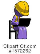 Purple Design Mascot Clipart #1572262 by Leo Blanchette