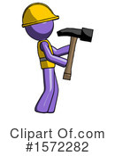 Purple Design Mascot Clipart #1572282 by Leo Blanchette