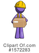 Purple Design Mascot Clipart #1572283 by Leo Blanchette