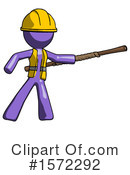 Purple Design Mascot Clipart #1572292 by Leo Blanchette