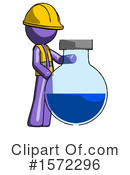 Purple Design Mascot Clipart #1572296 by Leo Blanchette