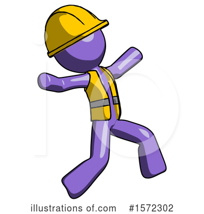 Royalty-Free (RF) Purple Design Mascot Clipart Illustration by Leo Blanchette - Stock Sample #1572302