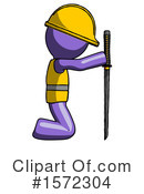 Purple Design Mascot Clipart #1572304 by Leo Blanchette