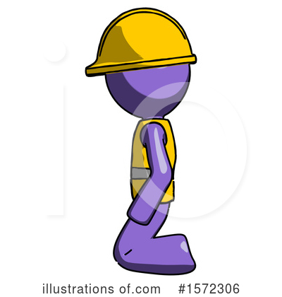 Royalty-Free (RF) Purple Design Mascot Clipart Illustration by Leo Blanchette - Stock Sample #1572306