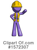 Purple Design Mascot Clipart #1572307 by Leo Blanchette