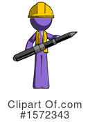 Purple Design Mascot Clipart #1572343 by Leo Blanchette