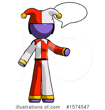 Royalty-Free (RF) Purple Design Mascot Clipart Illustration by Leo Blanchette - Stock Sample #1574547