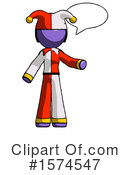 Purple Design Mascot Clipart #1574547 by Leo Blanchette