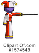 Purple Design Mascot Clipart #1574548 by Leo Blanchette