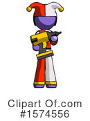 Purple Design Mascot Clipart #1574556 by Leo Blanchette