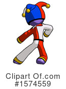 Purple Design Mascot Clipart #1574559 by Leo Blanchette
