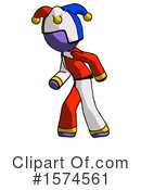 Purple Design Mascot Clipart #1574561 by Leo Blanchette