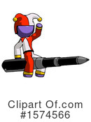 Purple Design Mascot Clipart #1574566 by Leo Blanchette