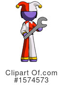 Purple Design Mascot Clipart #1574573 by Leo Blanchette
