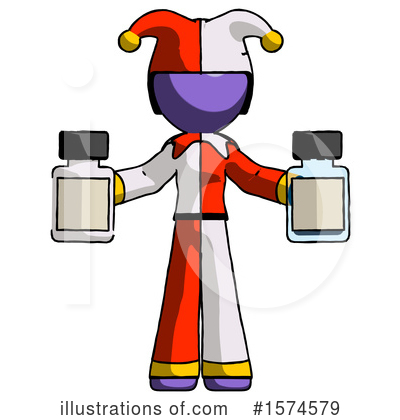 Royalty-Free (RF) Purple Design Mascot Clipart Illustration by Leo Blanchette - Stock Sample #1574579