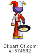 Purple Design Mascot Clipart #1574582 by Leo Blanchette