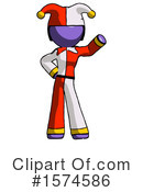 Purple Design Mascot Clipart #1574586 by Leo Blanchette