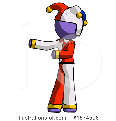 Royalty-Free (RF) Purple Design Mascot Clipart Illustration by Leo Blanchette - Stock Sample #1574596