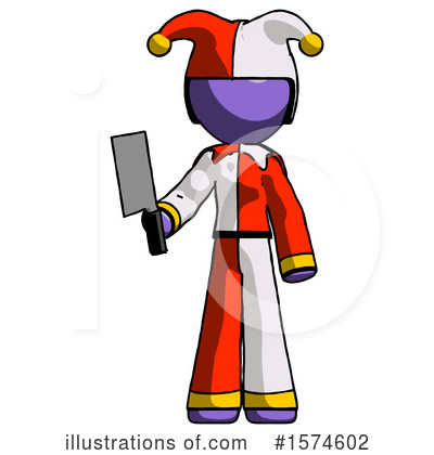 Royalty-Free (RF) Purple Design Mascot Clipart Illustration by Leo Blanchette - Stock Sample #1574602